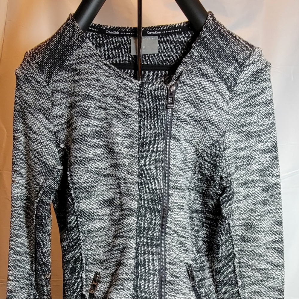 #1217 Calvin Klein sweater jacket